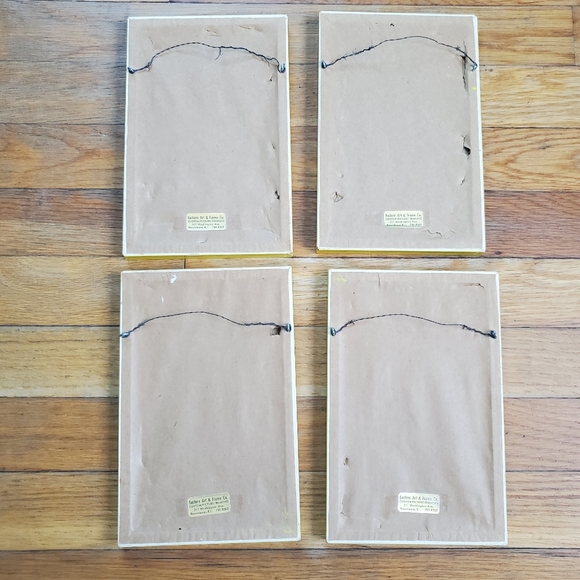 Boho jungle themed art prints custom frames vintage - Picture 7 of 12